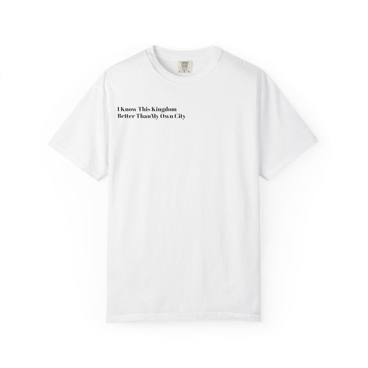 Adventure Map T-Shirt — 'I Know This Kingdom Better Than My Own' Graphic Tee