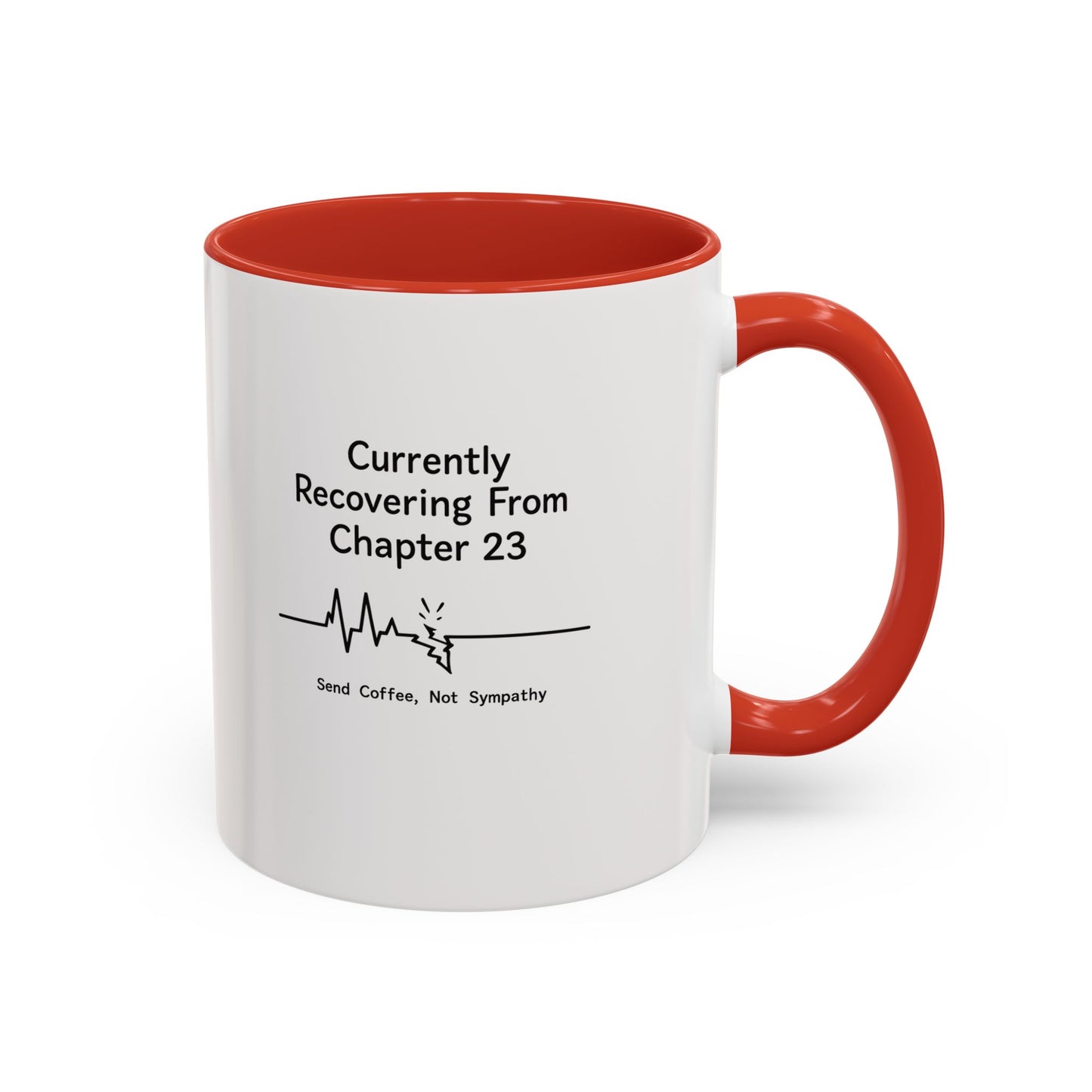 Currently Recovering From Chapter 23" Coffee Mug — Funny Book Lover Gift for Readers