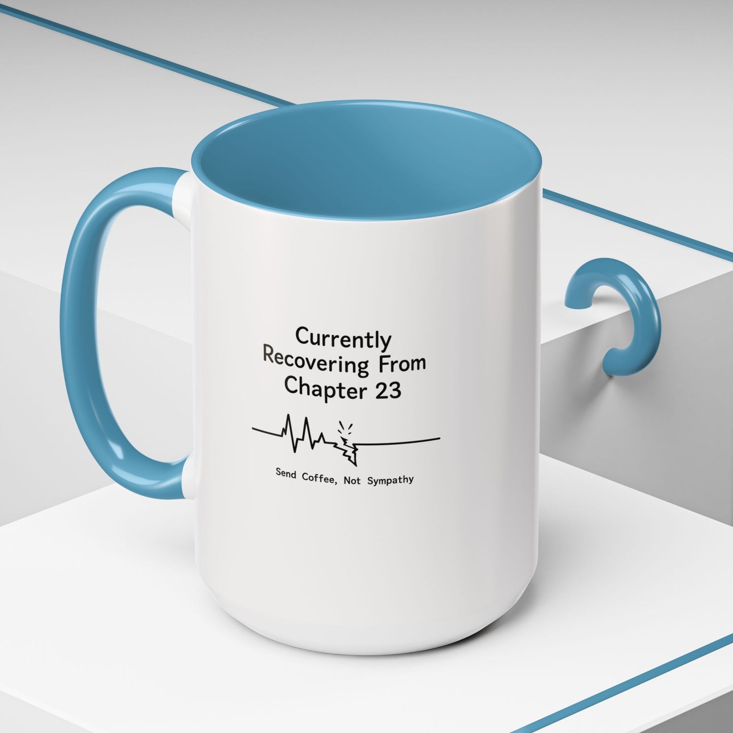Currently Recovering From Chapter 23" Coffee Mug — Funny Book Lover Gift for Readers