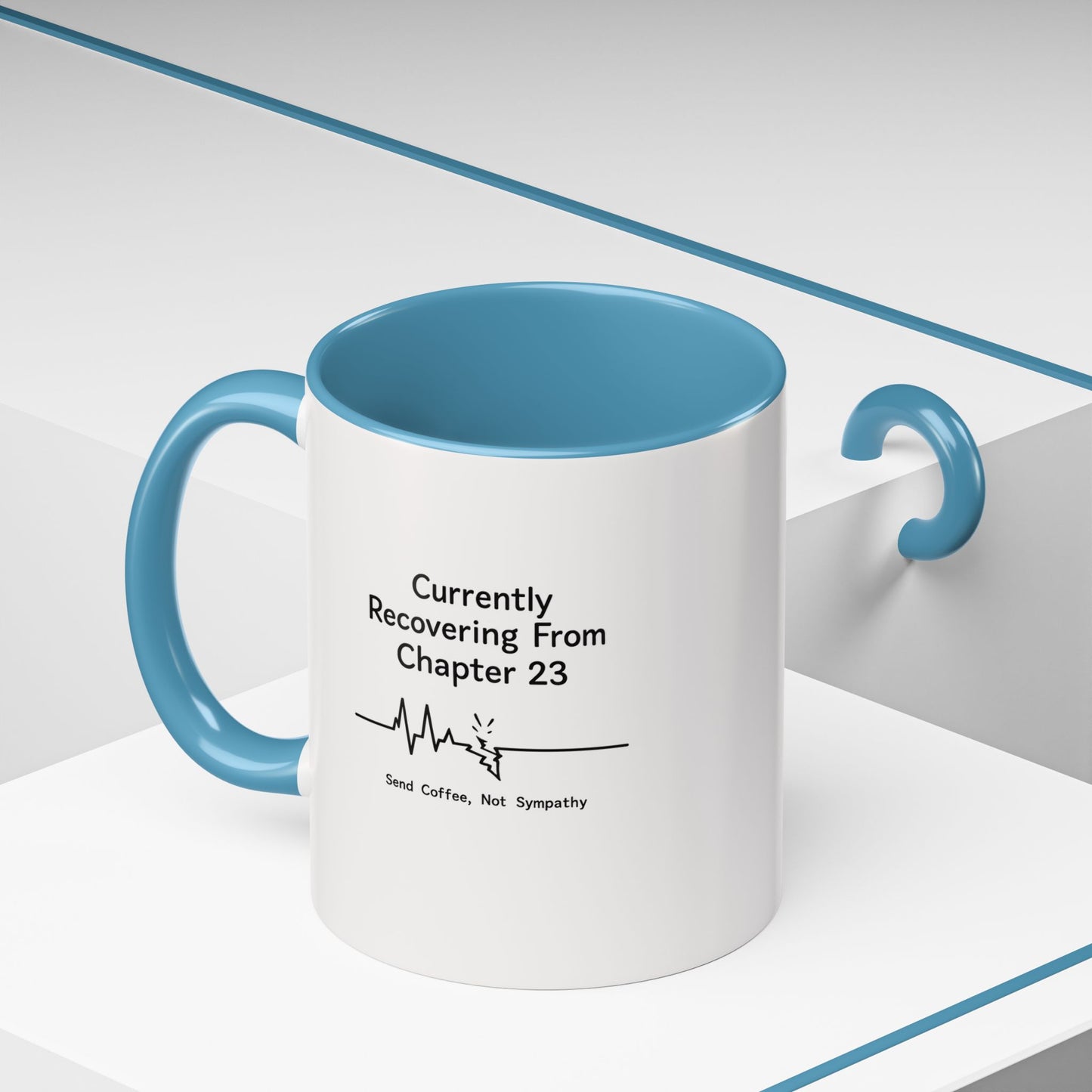 Currently Recovering From Chapter 23" Coffee Mug — Funny Book Lover Gift for Readers