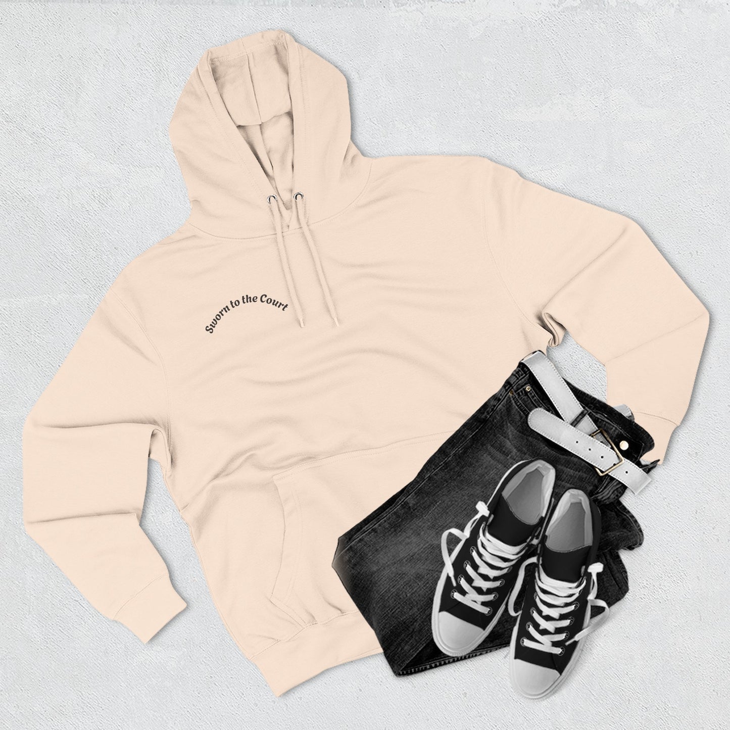 Copy of Sworn to the Court, Ruined for Reality Hoodie — Embroidered Fantasy Reader Pullover