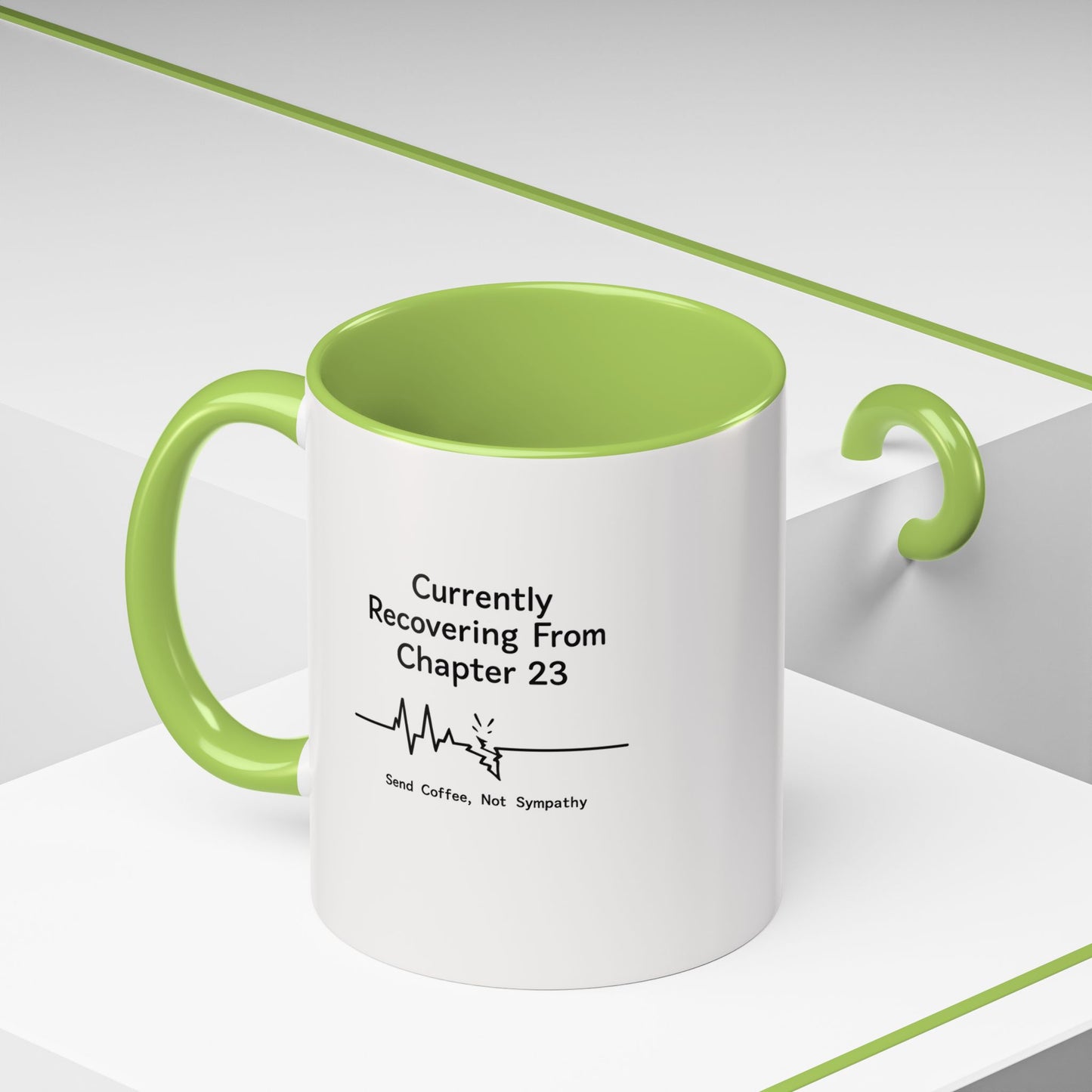 Currently Recovering From Chapter 23" Coffee Mug — Funny Book Lover Gift for Readers