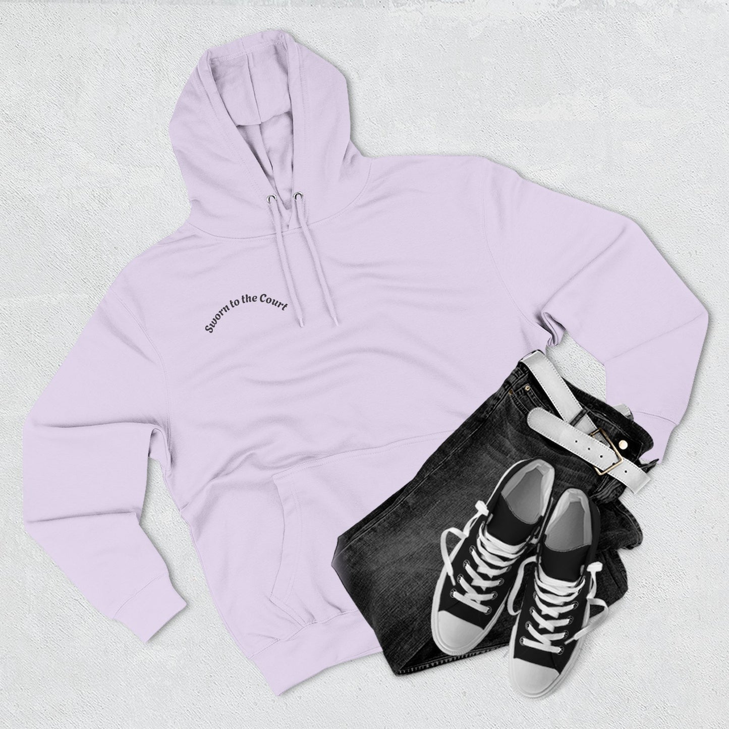 Copy of Sworn to the Court, Ruined for Reality Hoodie — Embroidered Fantasy Reader Pullover