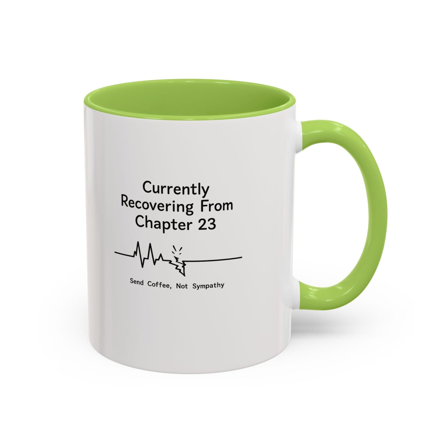 Currently Recovering From Chapter 23" Coffee Mug — Funny Book Lover Gift for Readers