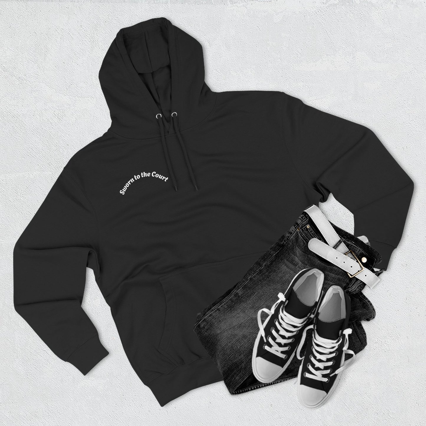 Copy of Sworn to the Court, Ruined for Reality Hoodie — Embroidered Fantasy Reader Pullover