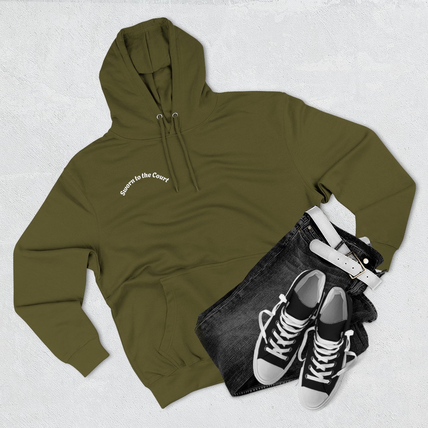 Copy of Sworn to the Court, Ruined for Reality Hoodie — Embroidered Fantasy Reader Pullover