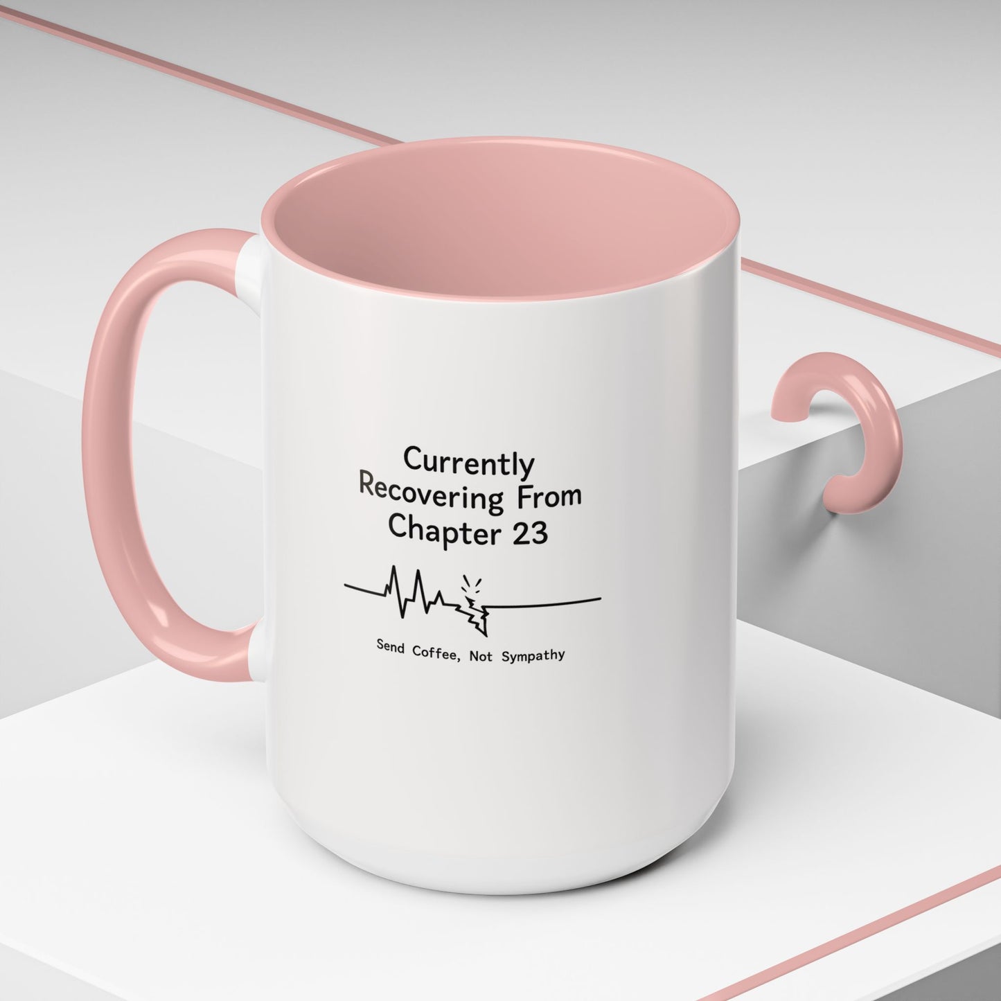 Currently Recovering From Chapter 23" Coffee Mug — Funny Book Lover Gift for Readers