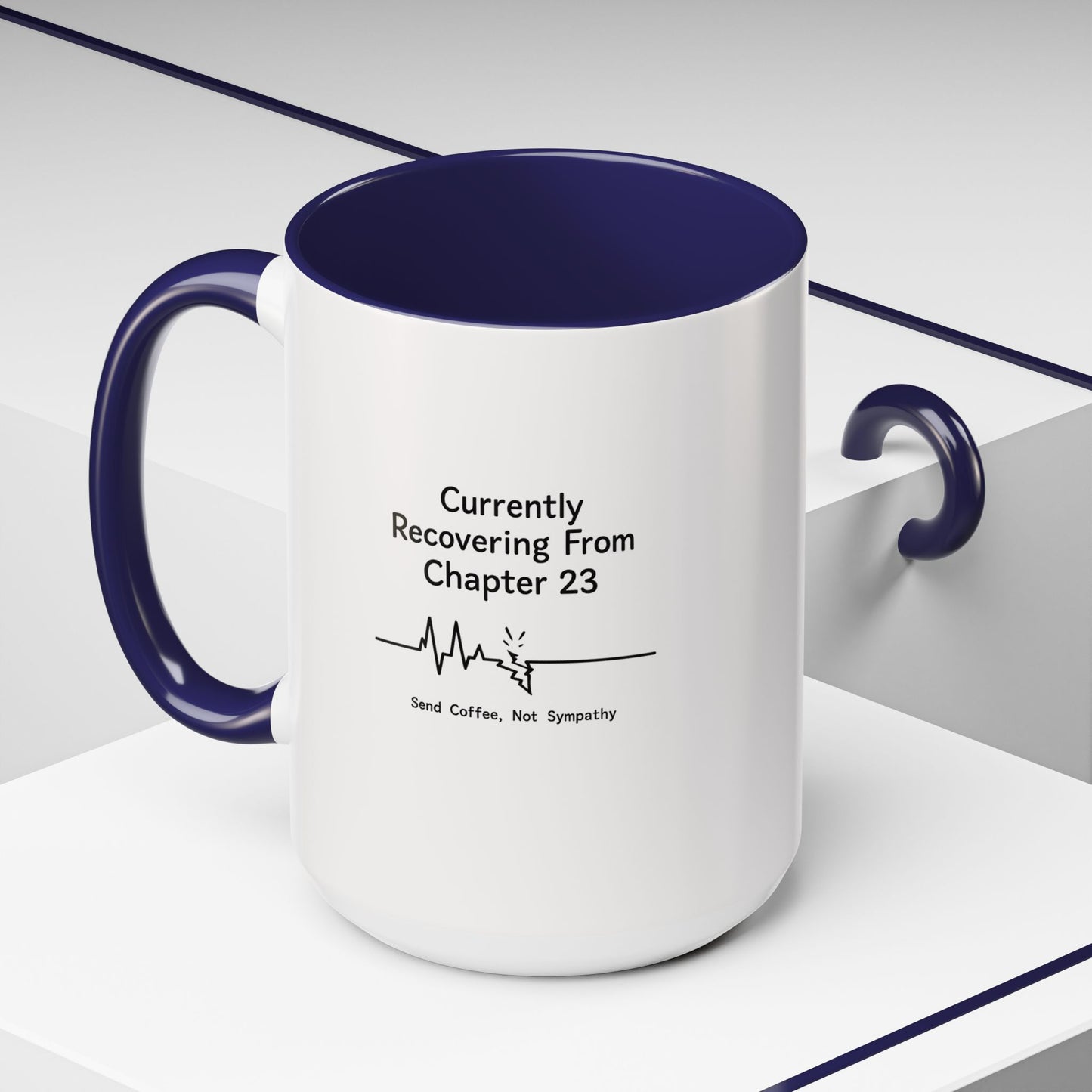 Currently Recovering From Chapter 23" Coffee Mug — Funny Book Lover Gift for Readers