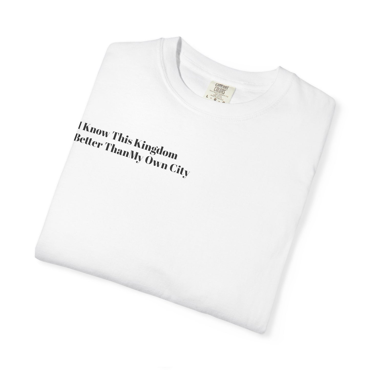 Adventure Map T-Shirt — 'I Know This Kingdom Better Than My Own' Graphic Tee