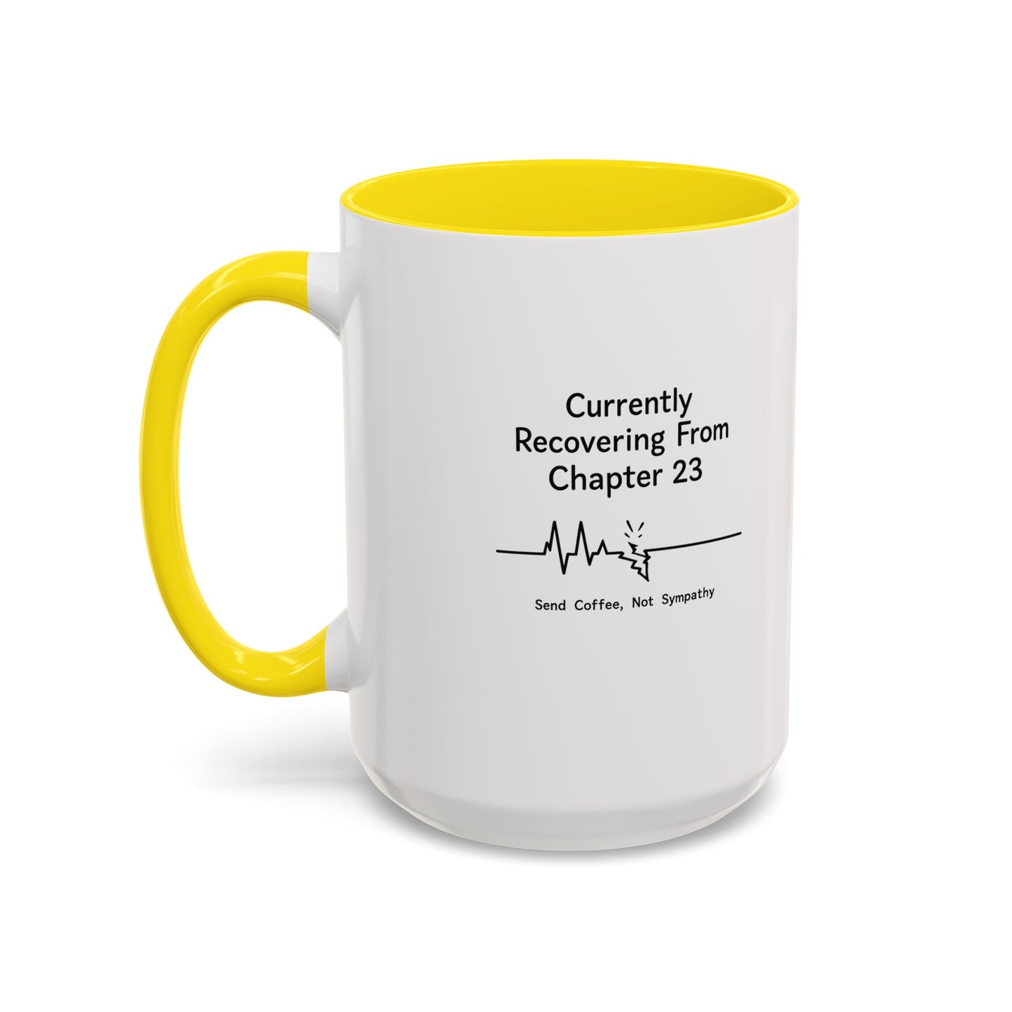 Currently Recovering From Chapter 23" Coffee Mug — Funny Book Lover Gift for Readers