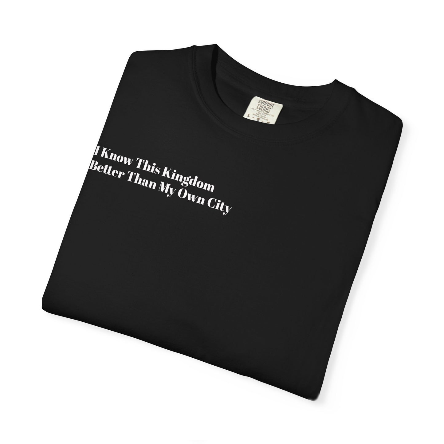 Adventure Map T-Shirt — 'I Know This Kingdom Better Than My Own' Graphic Tee
