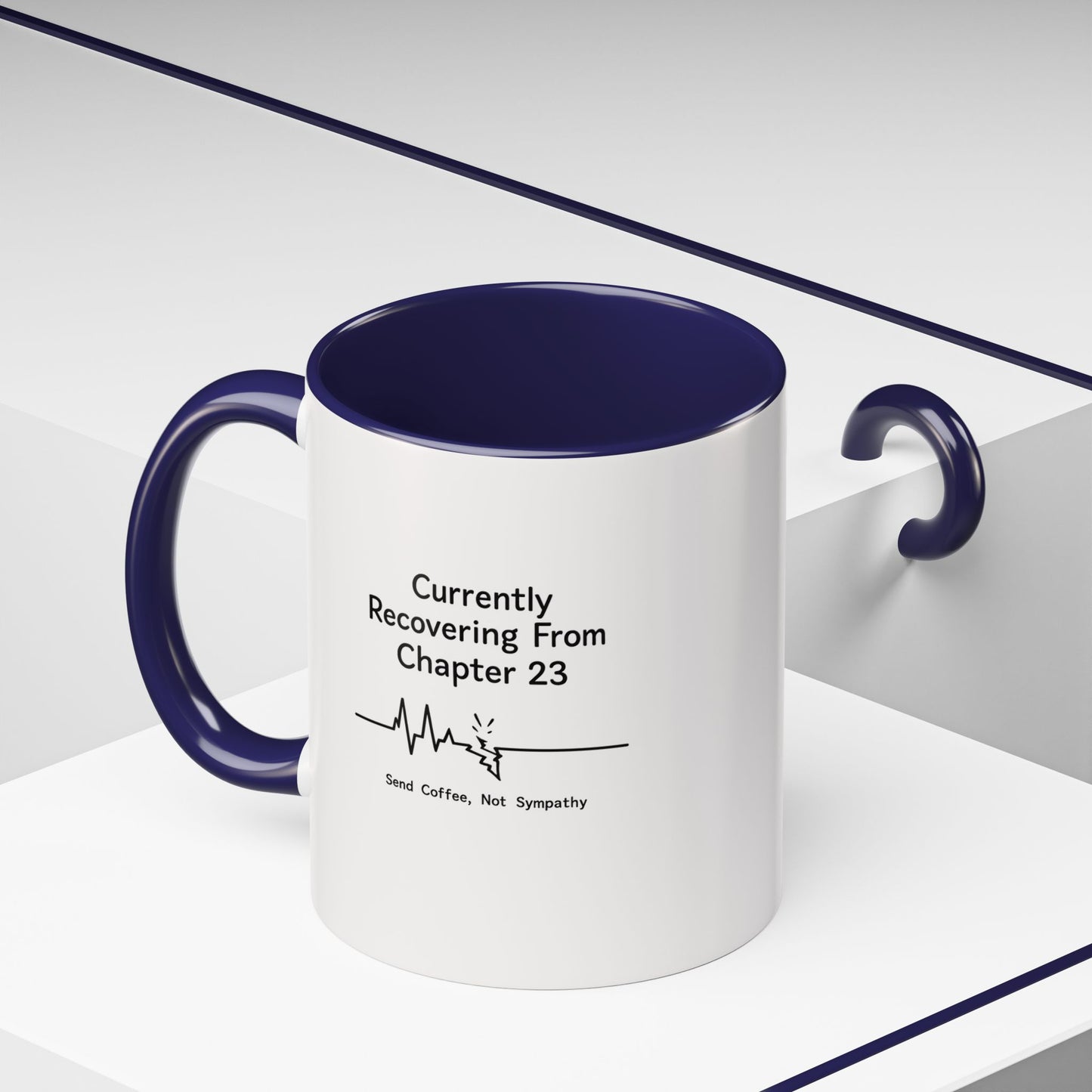 Currently Recovering From Chapter 23" Coffee Mug — Funny Book Lover Gift for Readers
