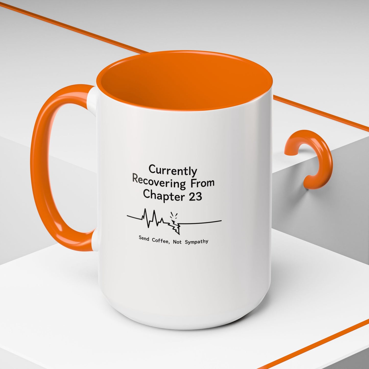 Currently Recovering From Chapter 23" Coffee Mug — Funny Book Lover Gift for Readers