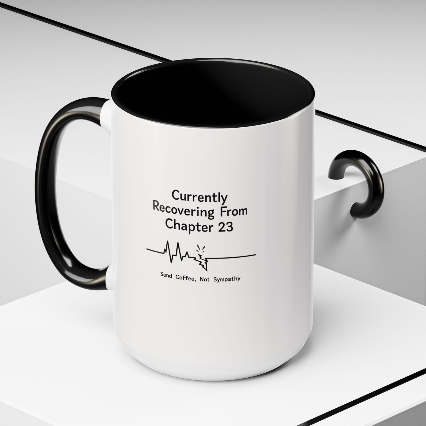Currently Recovering From Chapter 23" Coffee Mug — Funny Book Lover Gift for Readers