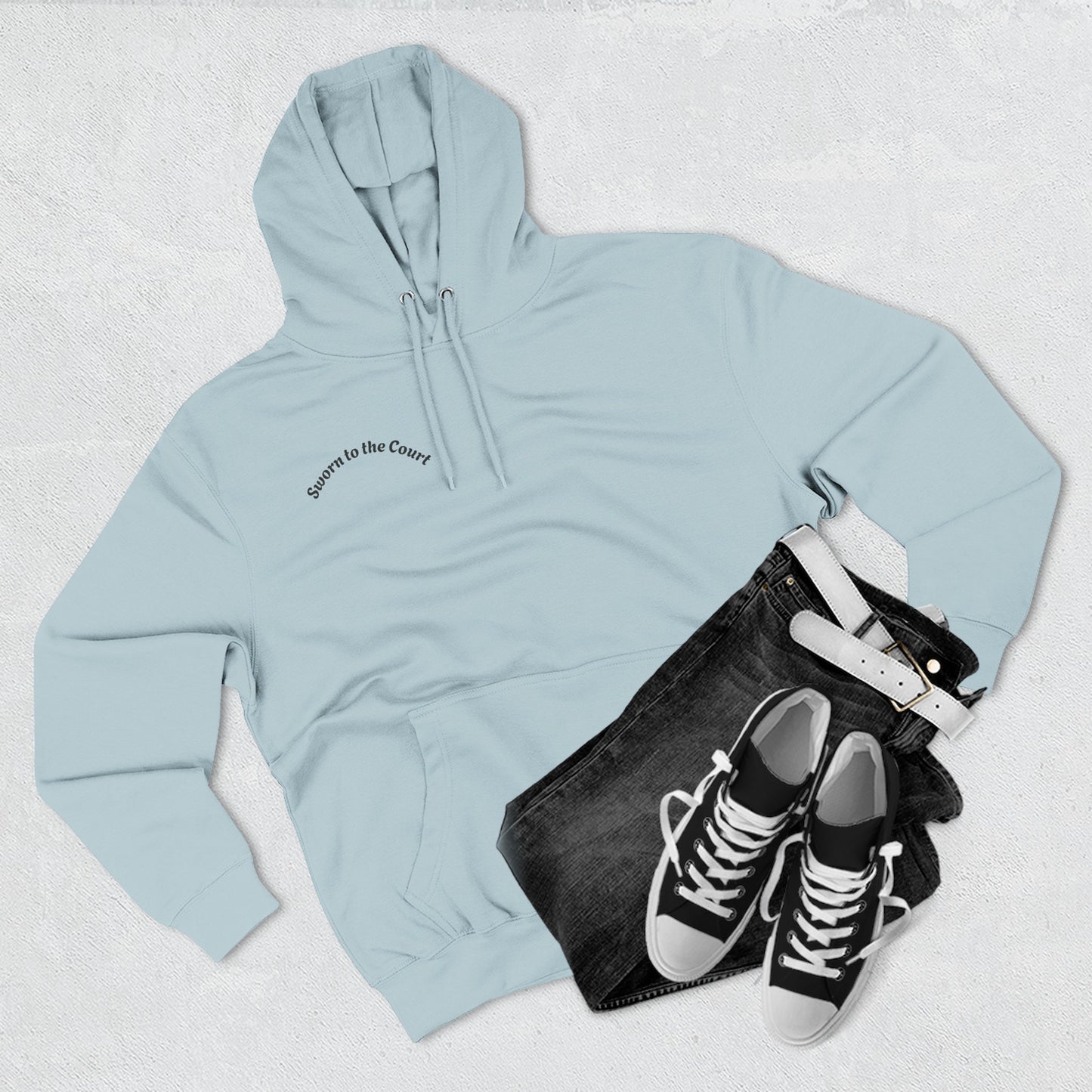Copy of Sworn to the Court, Ruined for Reality Hoodie — Embroidered Fantasy Reader Pullover