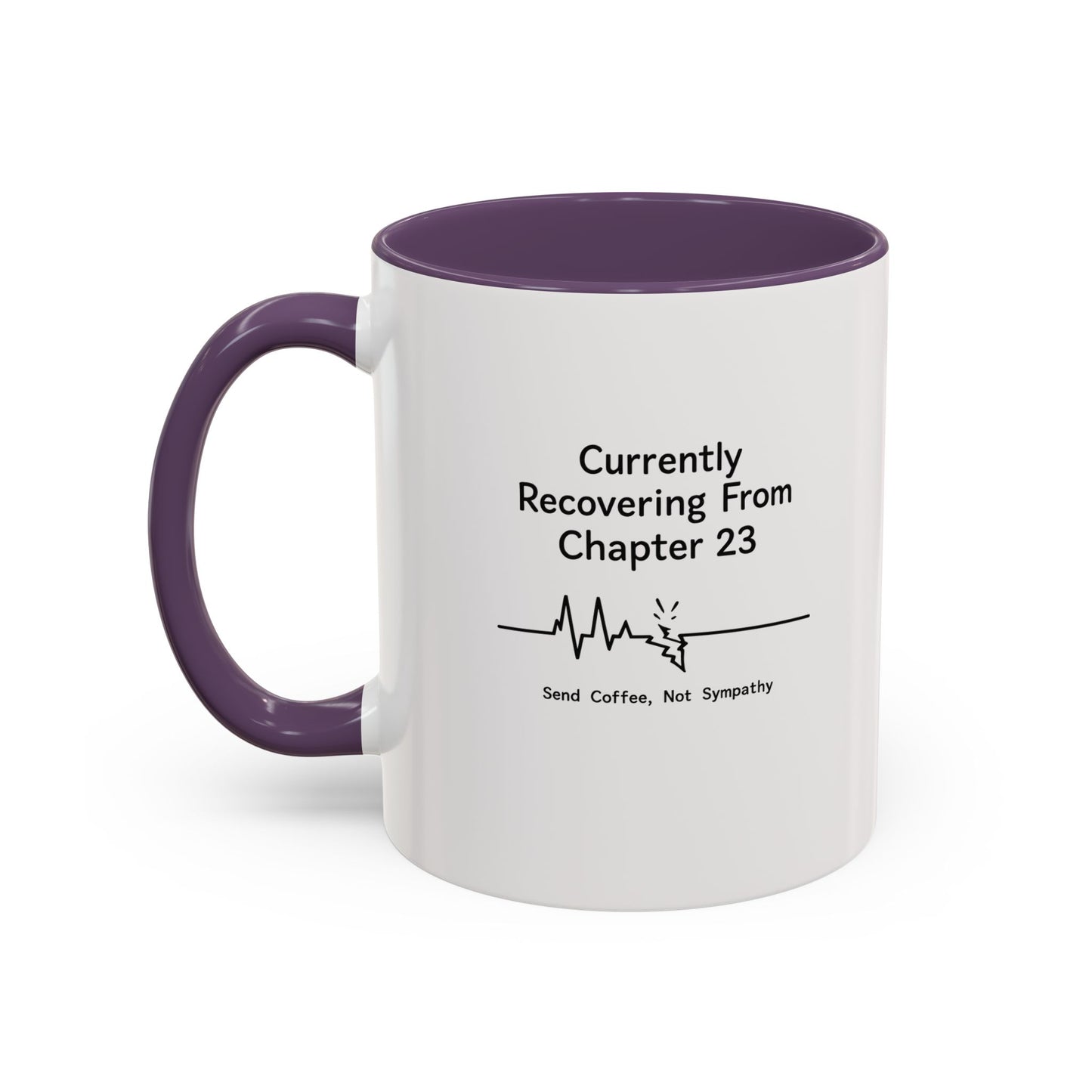 Currently Recovering From Chapter 23" Coffee Mug — Funny Book Lover Gift for Readers