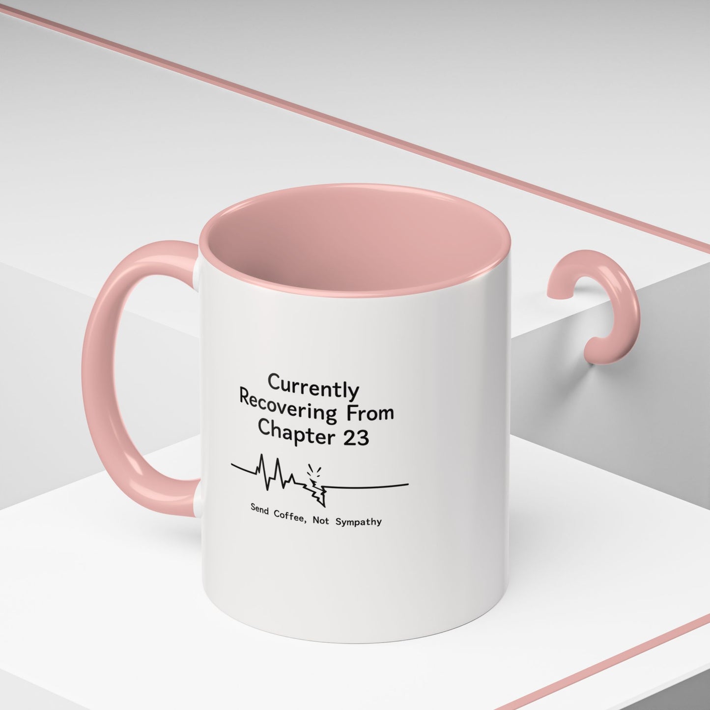 Currently Recovering From Chapter 23" Coffee Mug — Funny Book Lover Gift for Readers